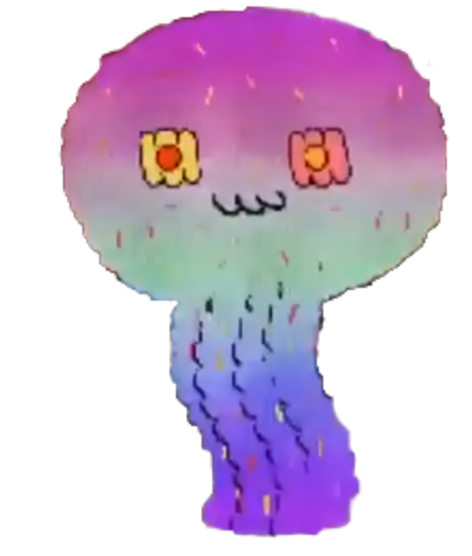 Rainbow Octopus (2000x2663), Png Download