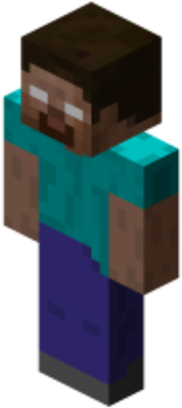 Herobrine - Image - Herobrine Minecraft (600x600), Png Download