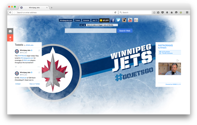 Nhl Winnipeg Jets New Tabby Brand Thunder, Llc - Winnipeg Jets Logo 2011 (700x445), Png Download