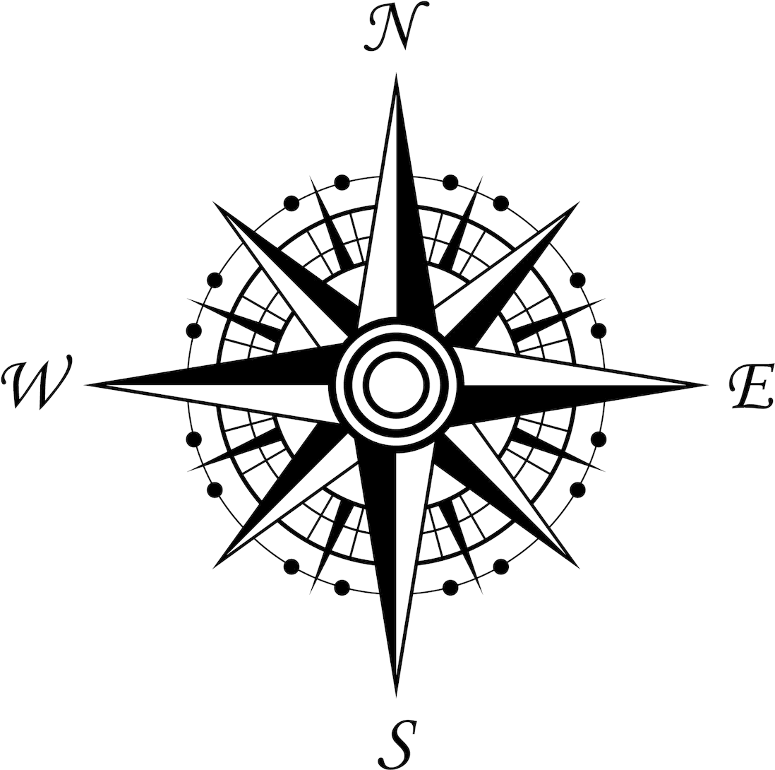 Your - Compass Symbol (1146x1147), Png Download