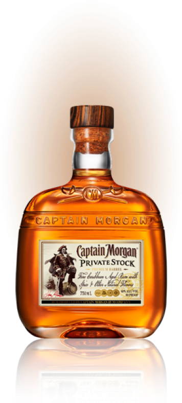 Captain Morgan Private Stock Bottle (800x800), Png Download