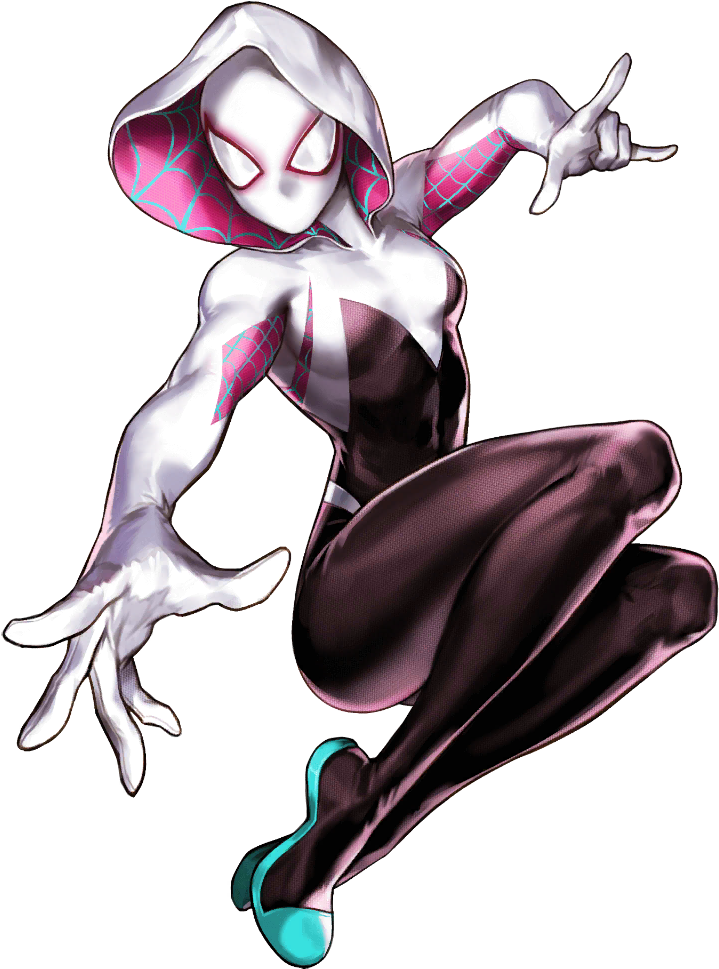 Click For Full Sized Image Spider-gwen - Spider Gwen Ghost Spider (1024x1024), Png Download