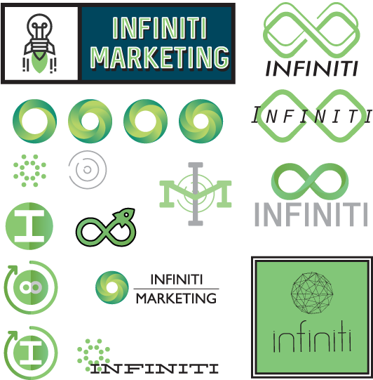 Infiniti Marketing Logo Illustrator Illustration Design - Circle (800x600), Png Download