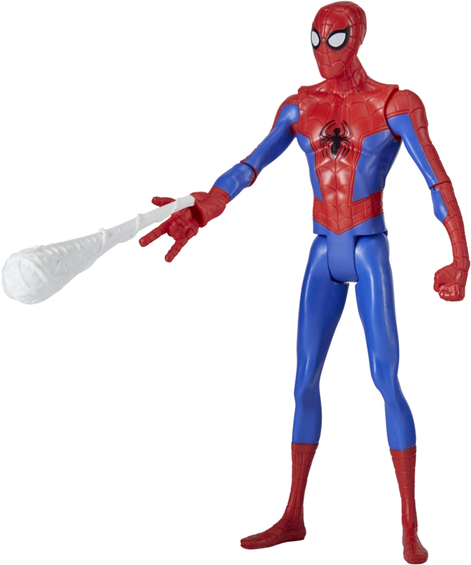 Spider Man Into The Spider Verse - Into The Spider Verse Spider Man Figure (900x900), Png Download