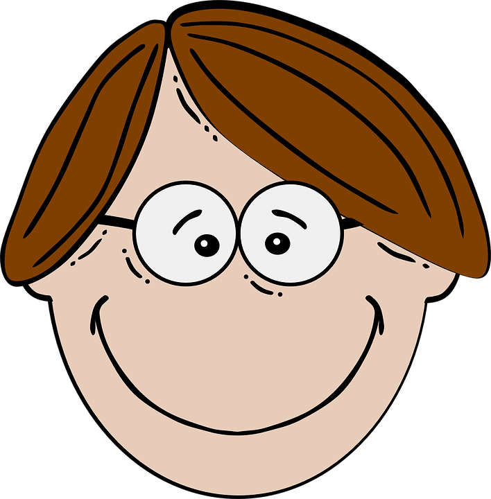 Clip Art Faces Black And White (708x720), Png Download