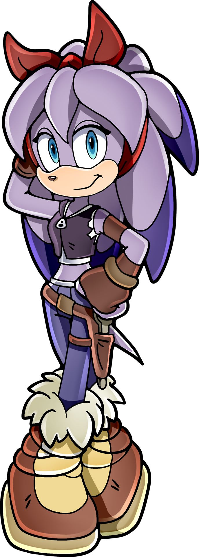 I Made Some Of The Sonic Boom Recurring Characters - Sonic Perci The Bandicoot (687x1920), Png Download