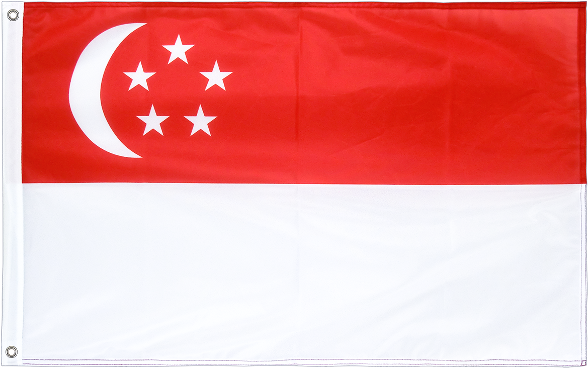 Grommet Flag Pro Ft - Singapore Flag (1500x1000), Png Download