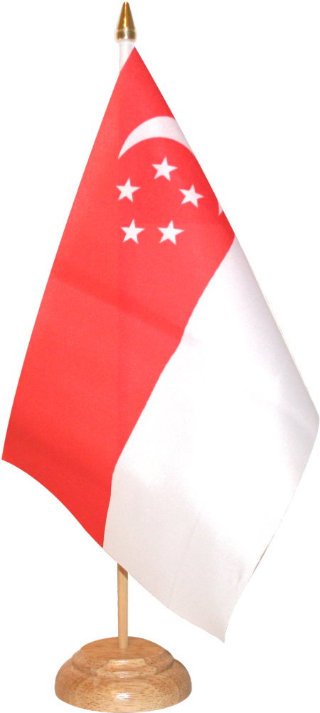 Singapore Table Flag - Flag (1500x1176), Png Download