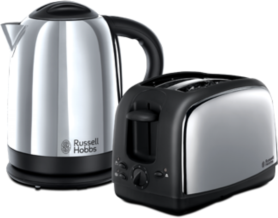 Clip Free Download Russell Hobbs Pack - Kettle And Toaster Set (1200x1200), Png Download