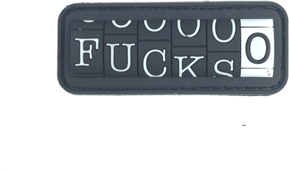 0 Fucks - Label (700x700), Png Download