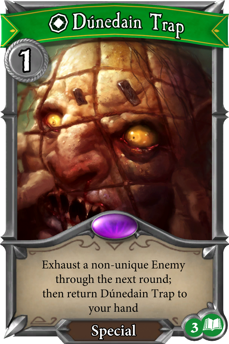 Dúnedain Trap This 3rd Level Lore Sphere Attachment - Pc Game (836x1290), Png Download