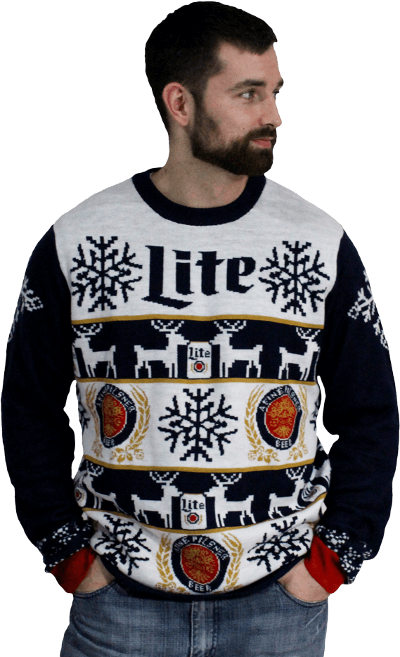 Millercoorsverified Account - Miller Lite Sweater (1000x1000), Png Download