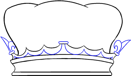 How To Draw Crown - Drawing (678x600), Png Download