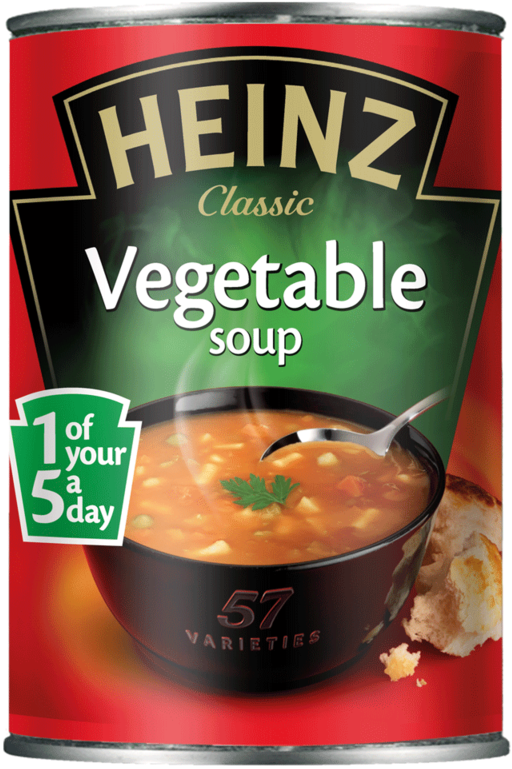 Heinz Vegetable Soup - Heinz Vegetable Soup 400g (800x800), Png Download