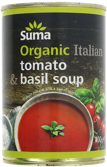 Organic Italian Tomato & Basil Soup - Soup (600x600), Png Download