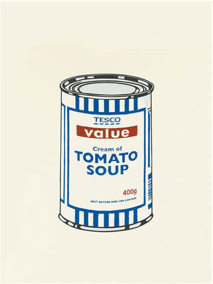 Banksy 'soup Can' - Discount Soup Can Banksy (590x590), Png Download