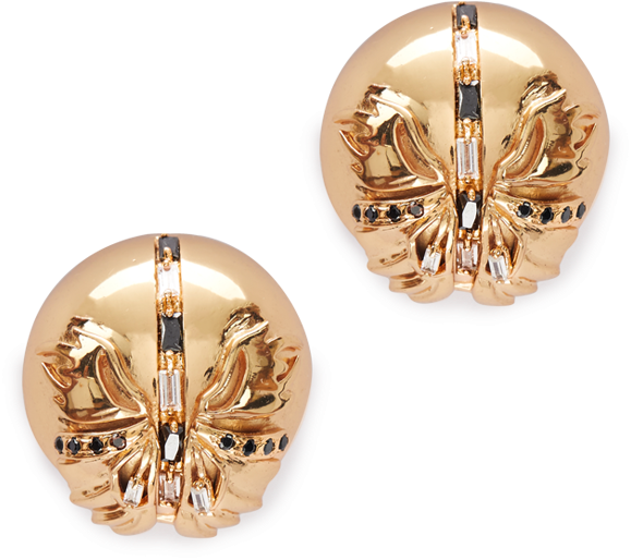 Instar Button Tops - Earrings (1000x1300), Png Download