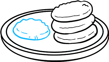 How To Draw Cookies - Line Art (680x678), Png Download
