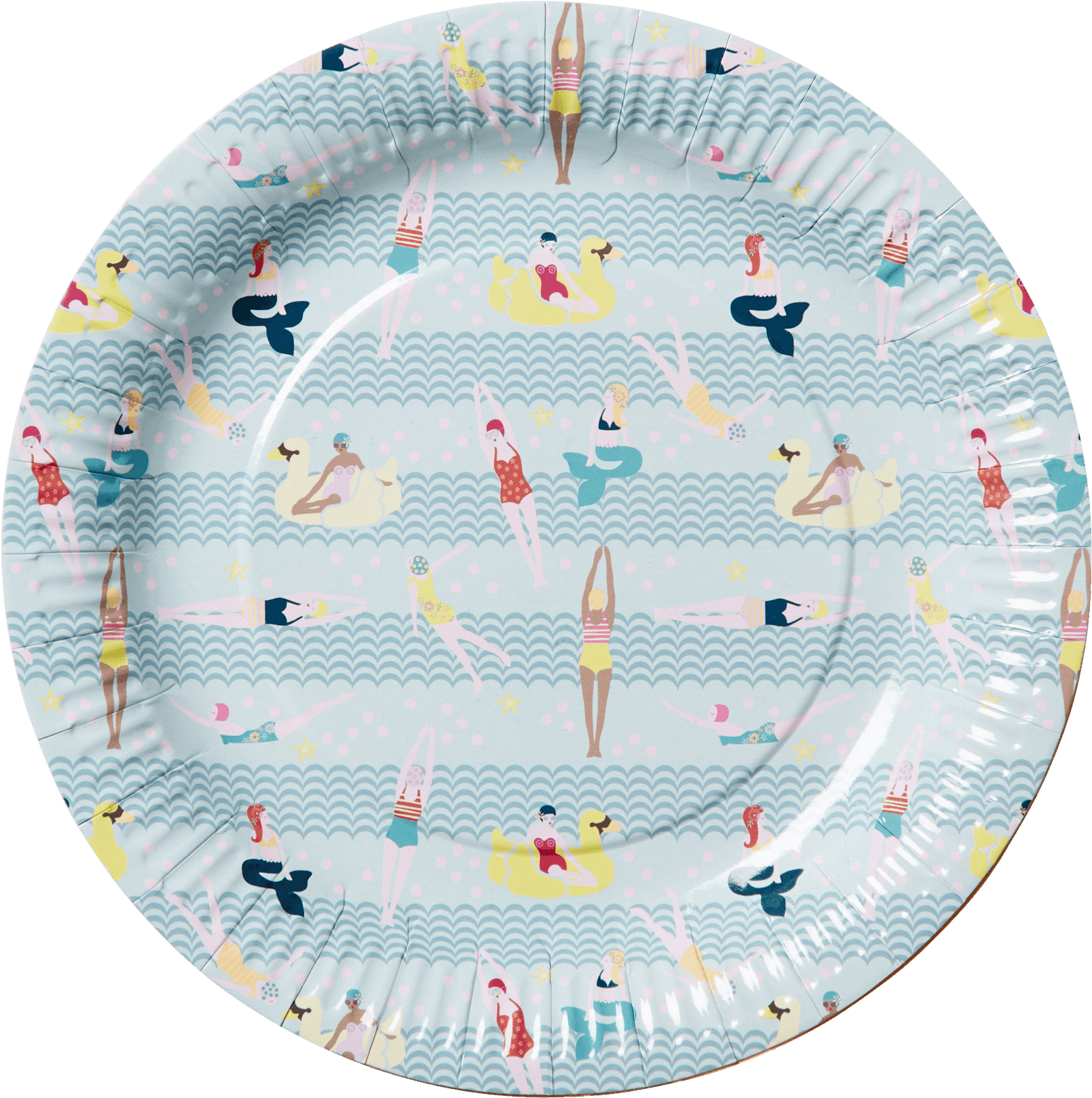 Rice,8 Paper Plate In Assorted Swimster And Butterfly - Plate (2000x2000), Png Download