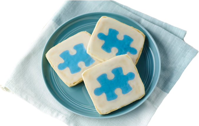 Autismcookies2-888x430 - Panera Autism Cookie (888x430), Png Download