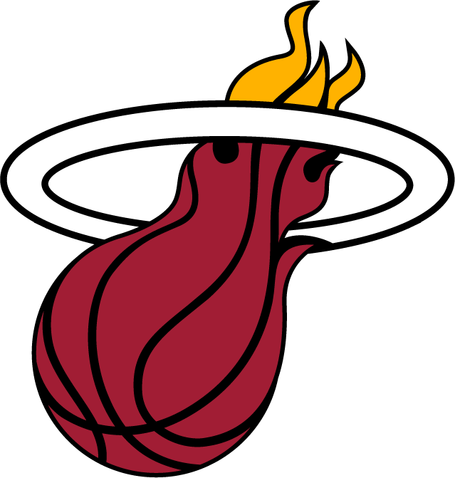 Miami Heat (639x671), Png Download