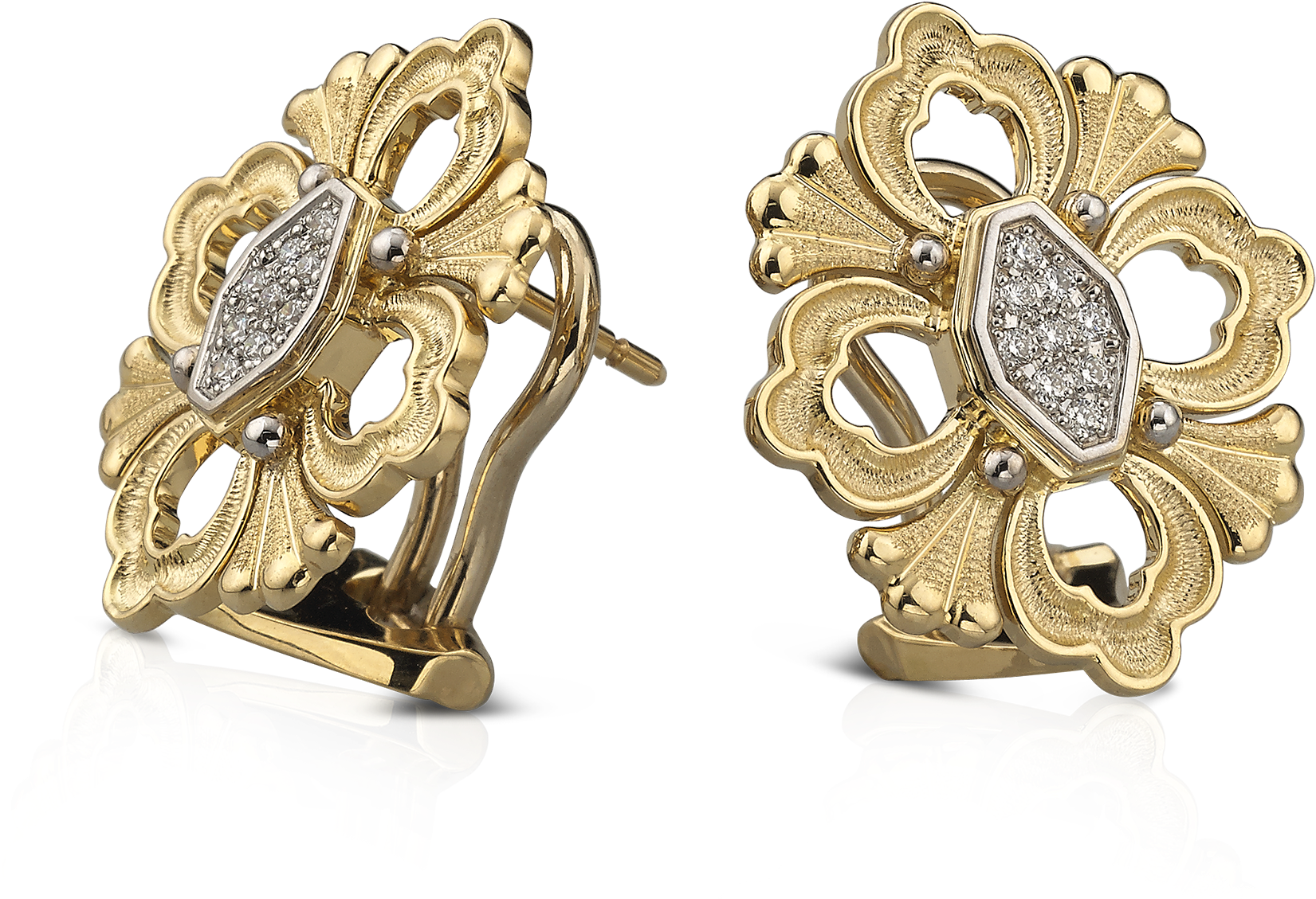 Opera Button Earrings - Earrings (1800x1800), Png Download