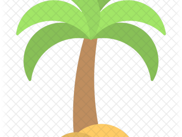Palm Tree Clipart Emoji - Пальма Flat (640x480), Png Download