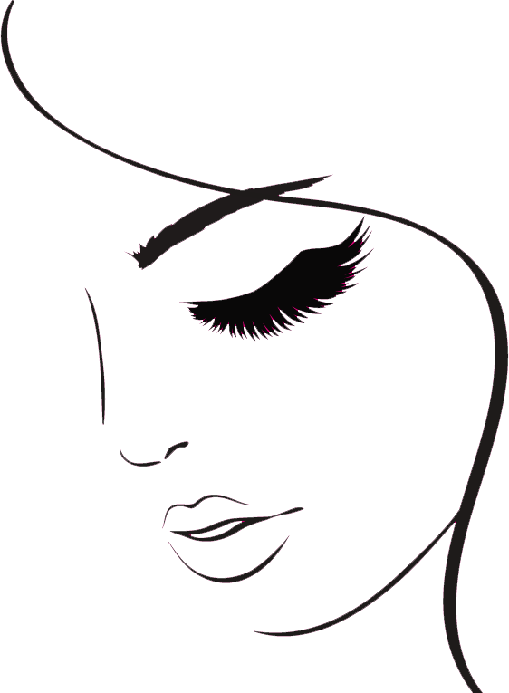 Be Sexy - Cartoon Lashes (562x765), Png Download