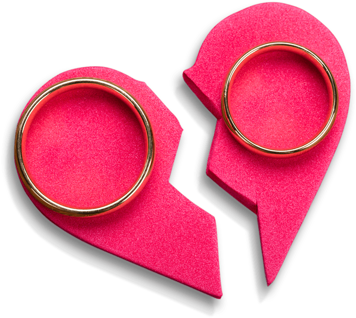 Divorce - Earrings (1088x972), Png Download