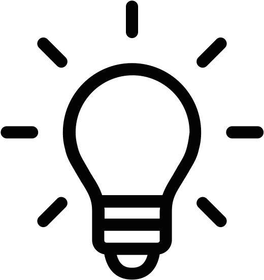 Creative Confidence - Ícone Lâmpada Png (694x606), Png Download