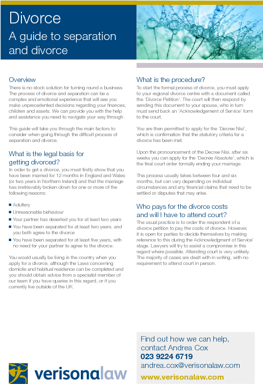 Verisona Law - Brochure (595x842), Png Download