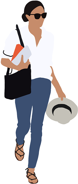 People Flat Illustration On Behance - Mensch Freigestellt (600x800), Png Download