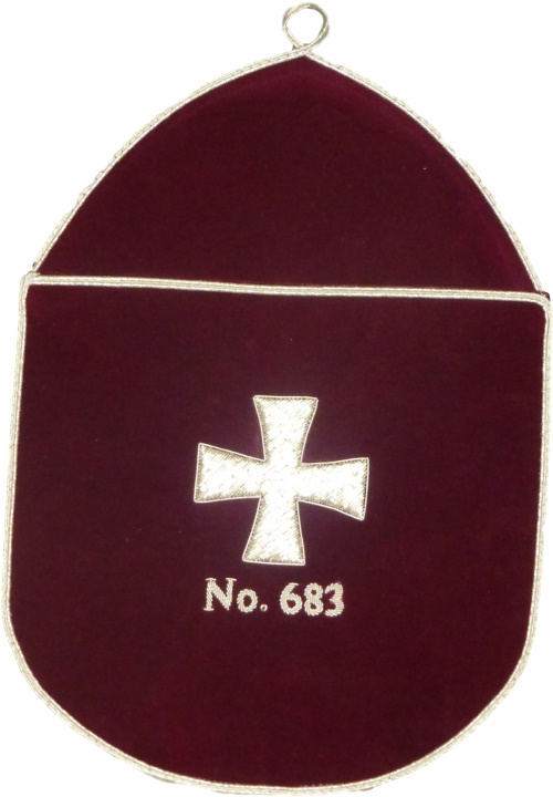 Masonic Knights Templar Alms Bag Lr129 - Flag (1183x886), Png Download