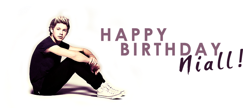 Happy Birthday To The Amazingly Wonderful And Talented - One Direction Happy Birthday Niall (859x369), Png Download