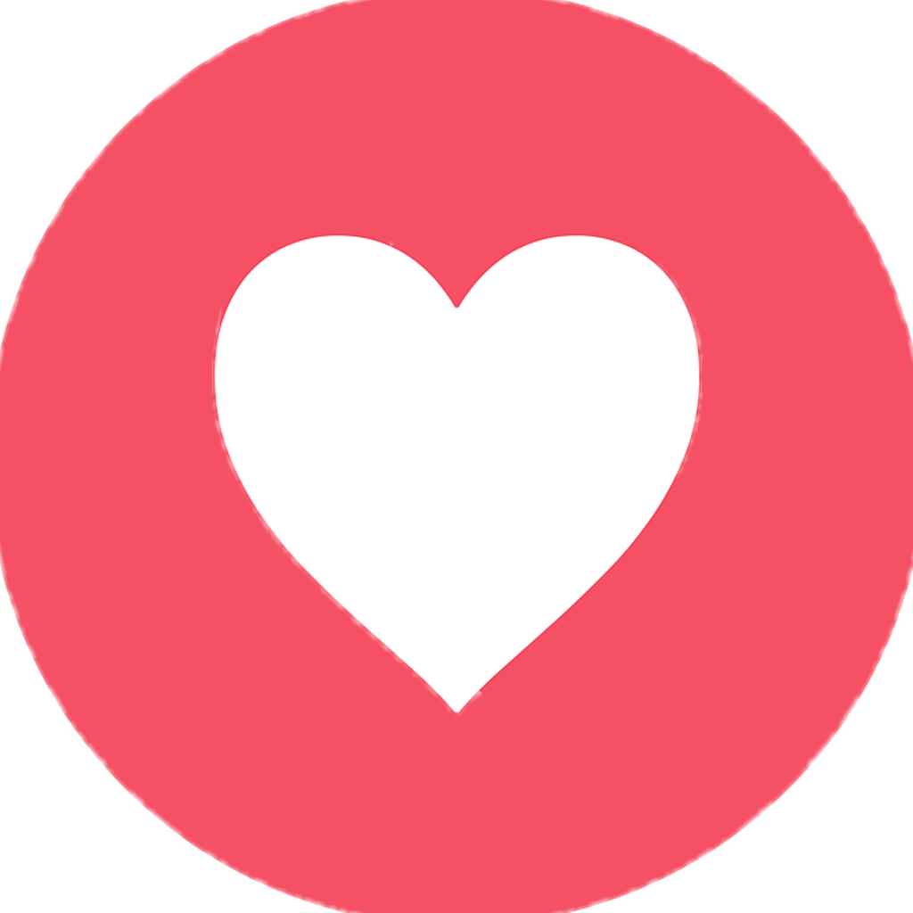 Facebook Sticker - One Heart (1024x1024), Png Download