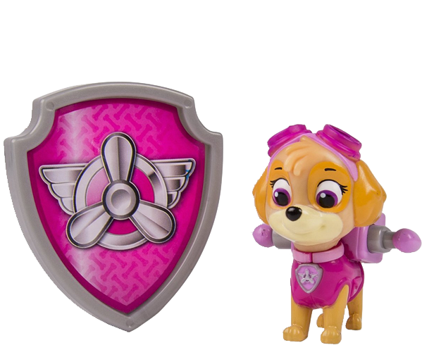 Nickelodeon Paw Patrol Action Pack Pup & Badge - Paw Patrol Skye Collar (600x600), Png Download
