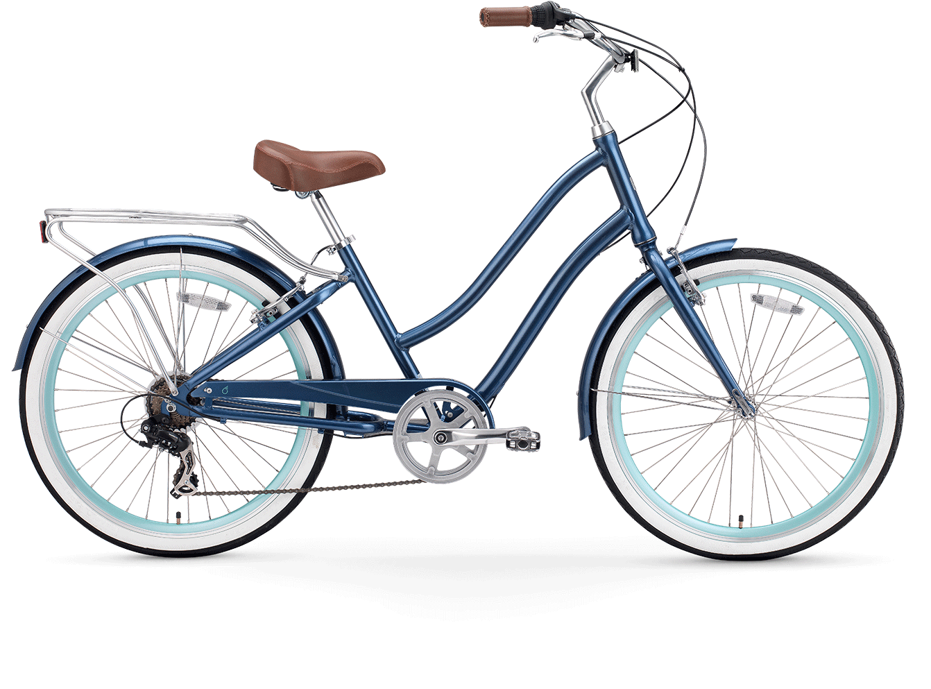 Sixthreezero Evryjourney Women's 26" 7 Speed Step-through - Sixthreezero Evryjourney (1439x1055), Png Download