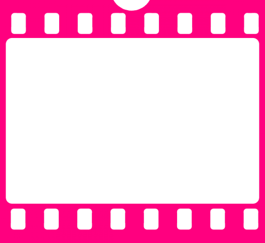 Free Png Download Color Film Strip Png Png Images Background - Film Strip Pink Png (850x780), Png Download