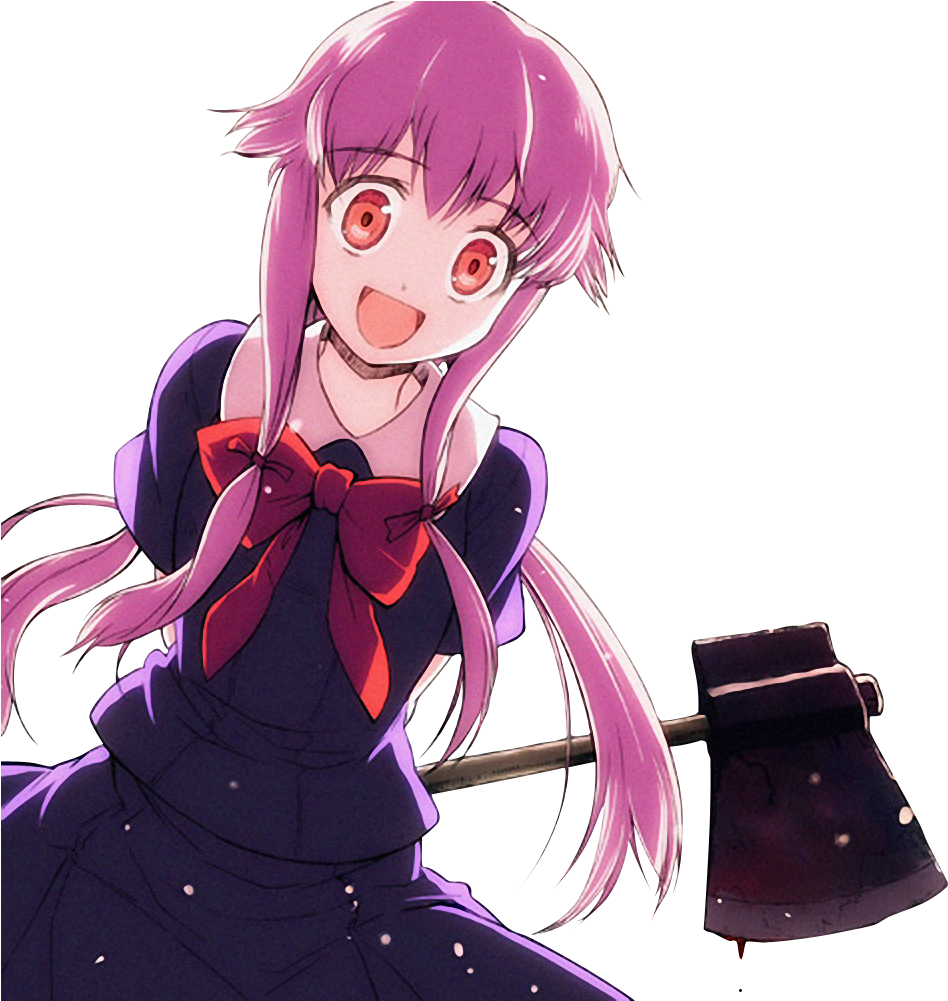 You Could &quot - Mirai Nikki (1000x1000), Png Download