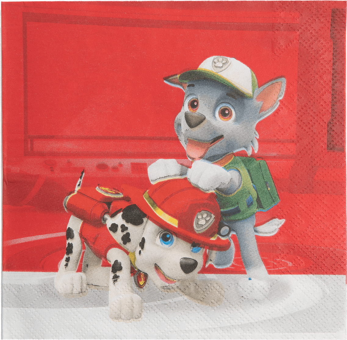 Paw Patrol Napkins Reverse - Paw Patrol Pw16035 150 X 100 Cm Polar Fleece Blanket (1400x1400), Png Download
