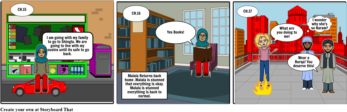 Malala,part Iii Comic Strip - Comics (1164x385), Png Download