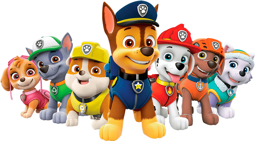 Pawpatrolpersonajes1 - - Paw Patrol Characters Png (990x554), Png Download