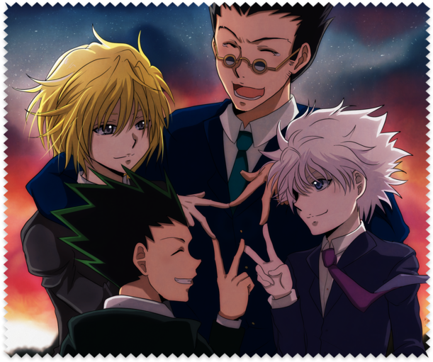 Glasses Cleaner - Hunter X Hunter Gon Killua Kurapika Leorio (700x600), Png Download