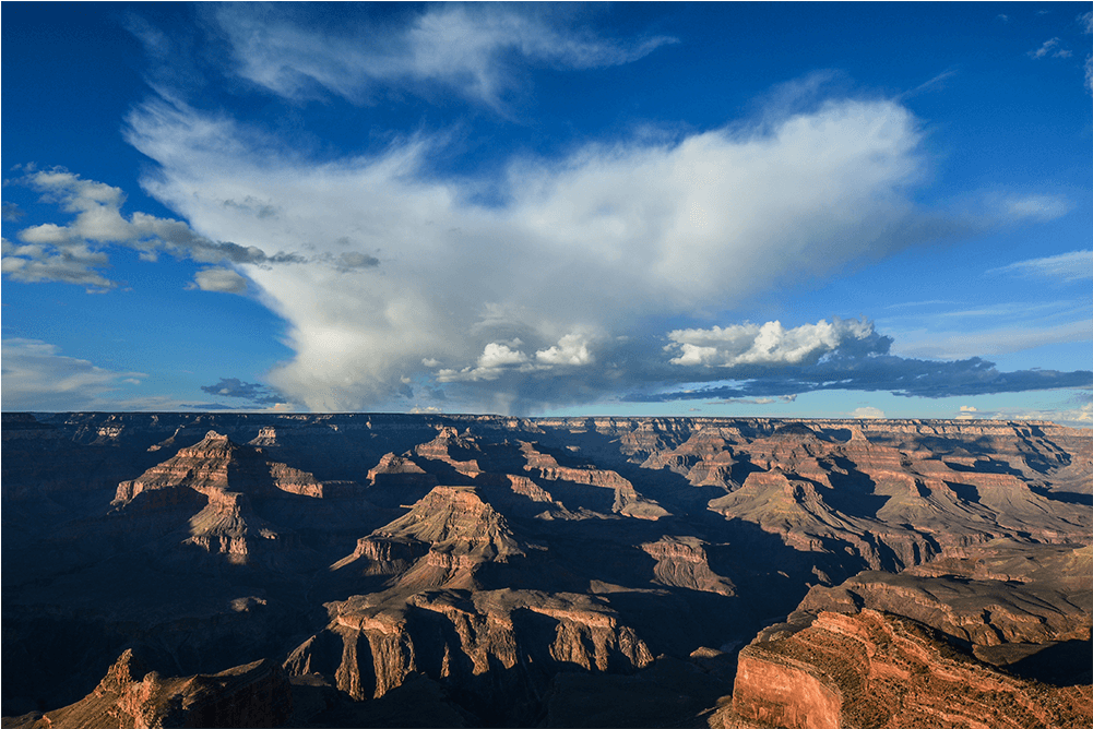 Grand Canyon Night Sky - Grand Canyon National Park (1000x1000), Png Download