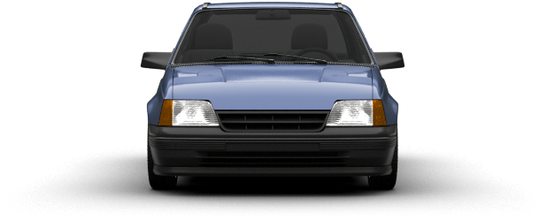 Opel Kadett E'84 By Sîrbu Vasile - Peugeot 205 (1004x373), Png Download
