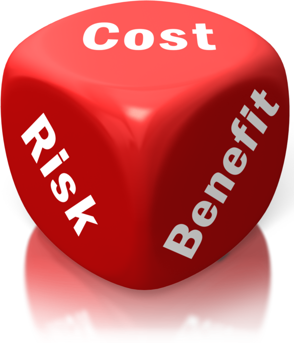 Cost Benefit (600x700), Png Download