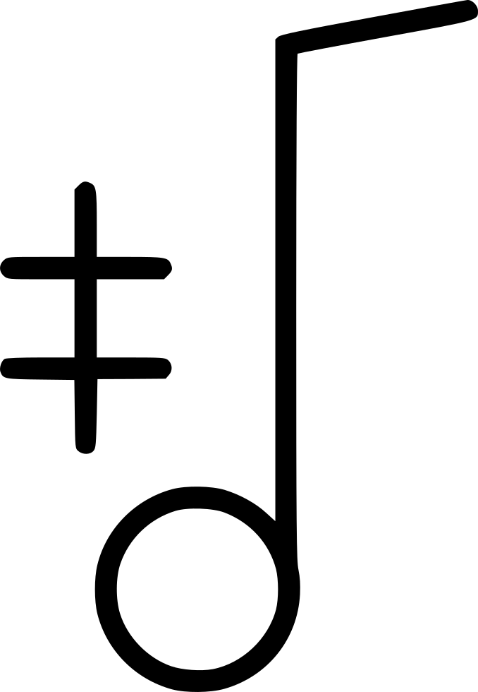 Sharp Music Note Comments (678x980), Png Download