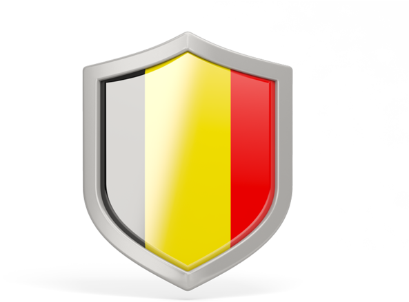 Illustration Of Flag Of Belgium - Belgium Flag Shield Png (640x480), Png Download