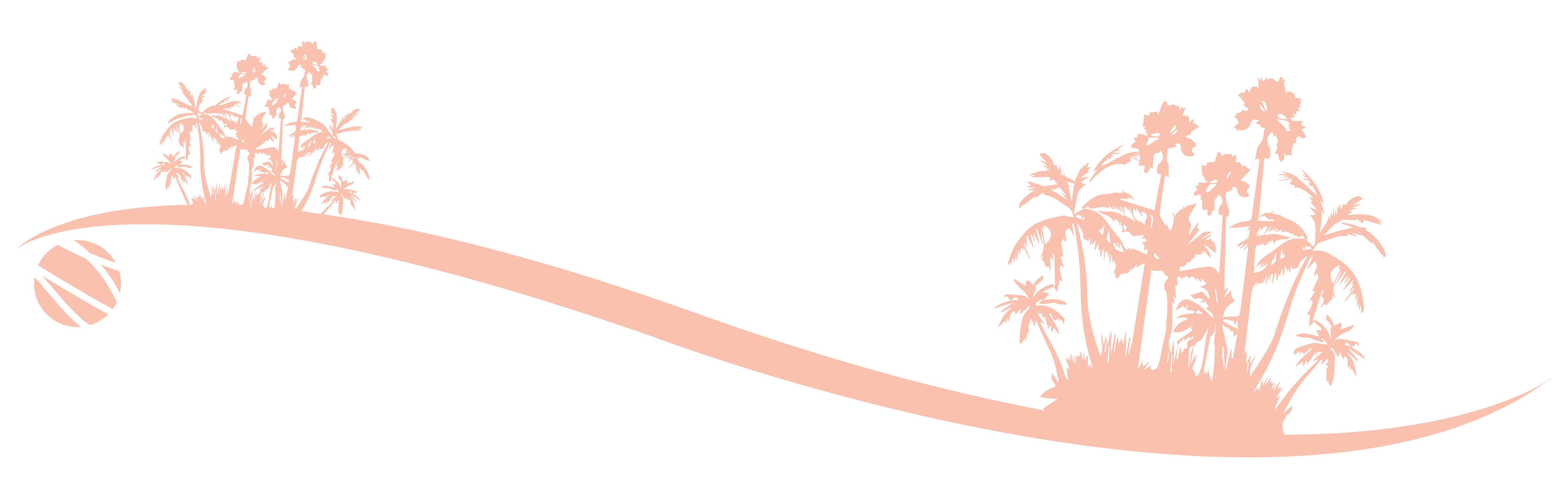 Homepage Trees Light Orange Icon - Attalea Speciosa (7068x2155), Png Download