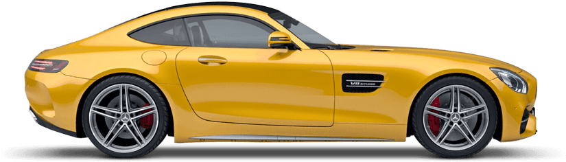 Mercedes Benz Amg Gt Coupe - Mercedes Amg Gt Coupé Silver (850x480), Png Download